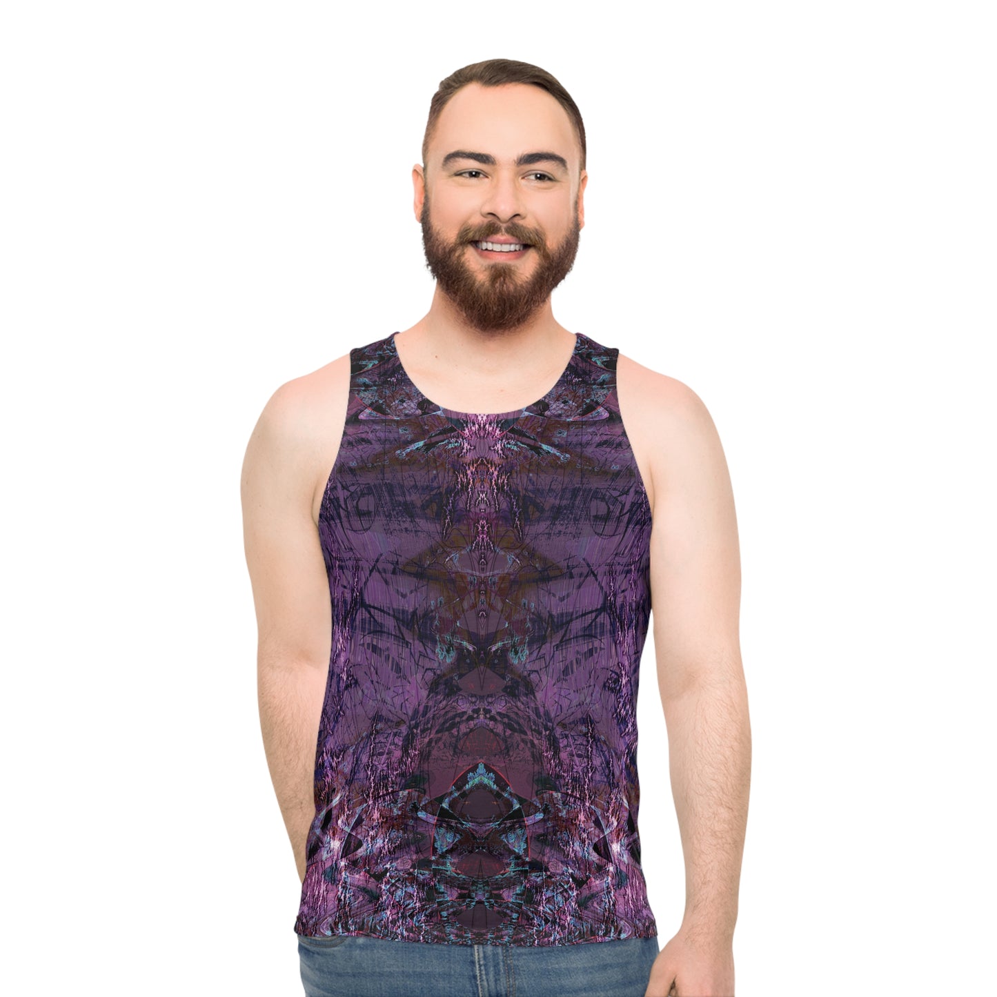Unisex Tank Top - Love Light Fractals No.6