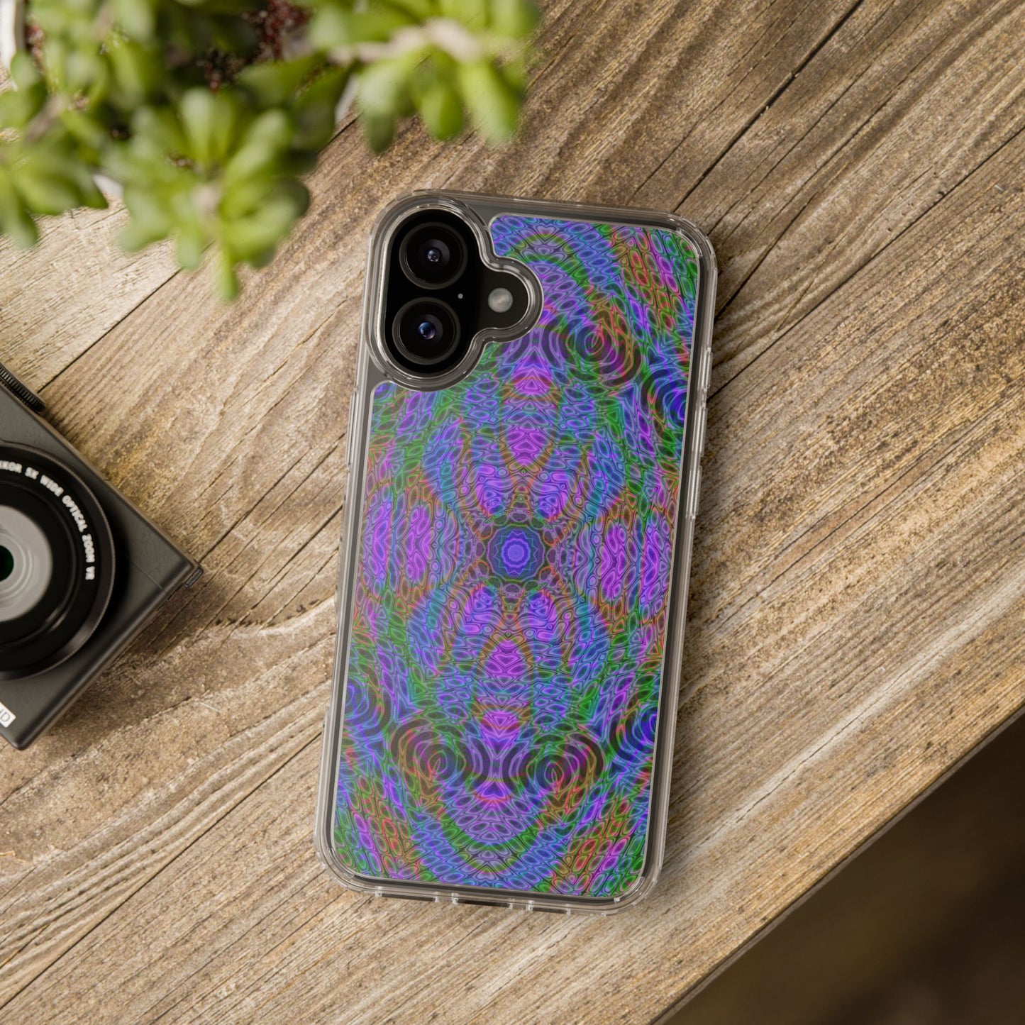 iPhone 16 Clear Case – DMT Seer No.21