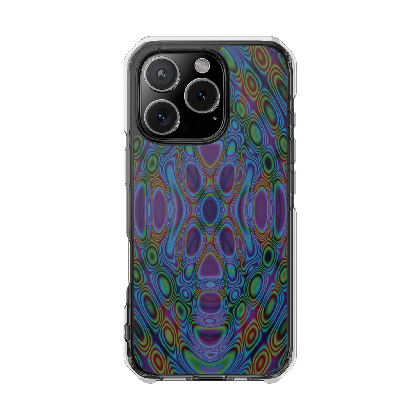 iPhone 16 Magnetic Clear Impact Case - DMT Seer No.20