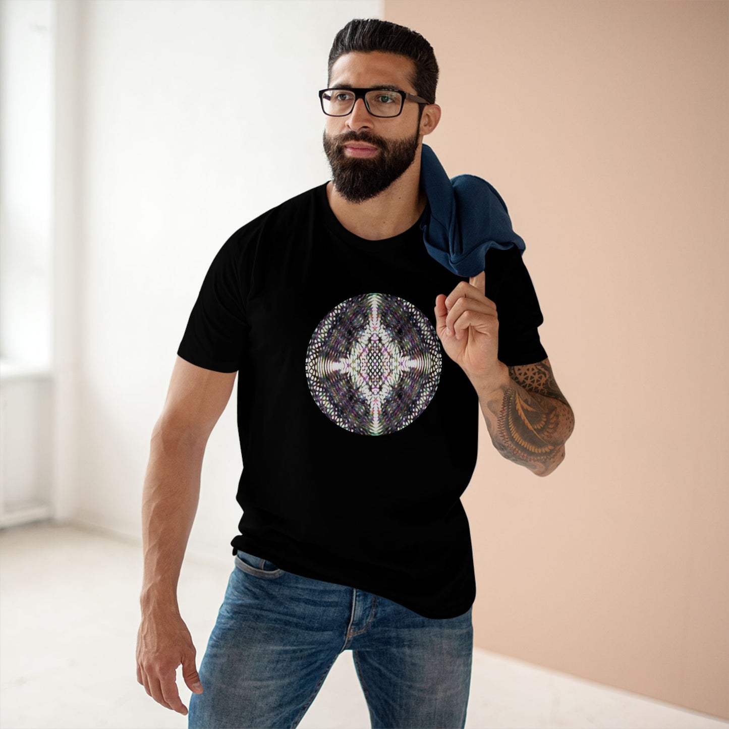 Men's Staple Tee - DMT Scribe Spheres No.8