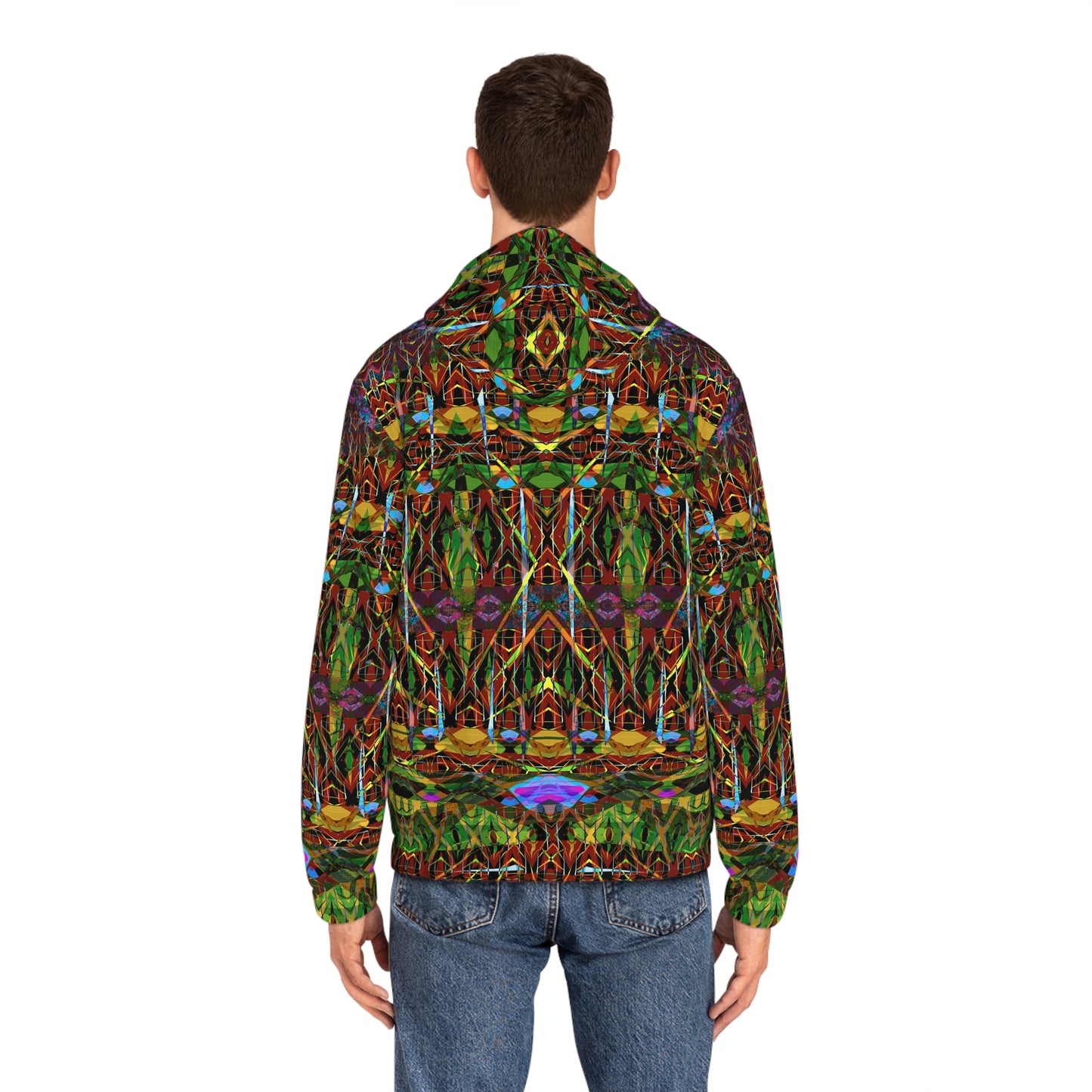 Men's Full-Zip Hoodie - Mandala Series No.5