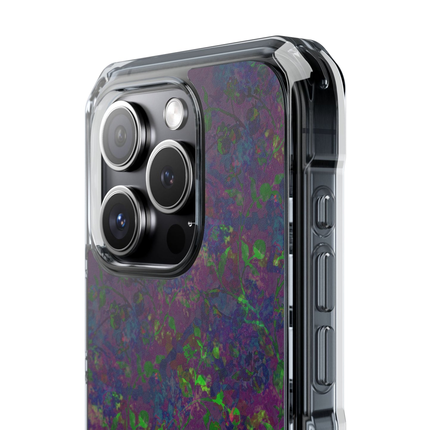 iPhone 15 Magnetic Clear Impact Case - Hidden Weave Series V3 No.23