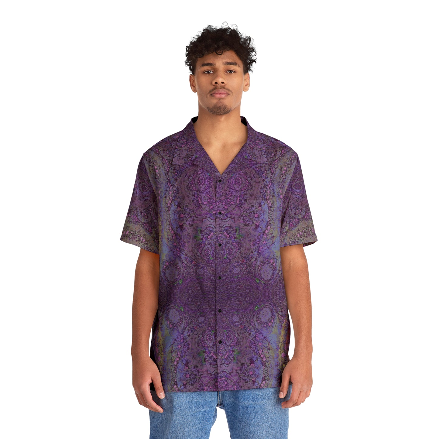 Hawaiian Shirt - Love Light Fractals No.13