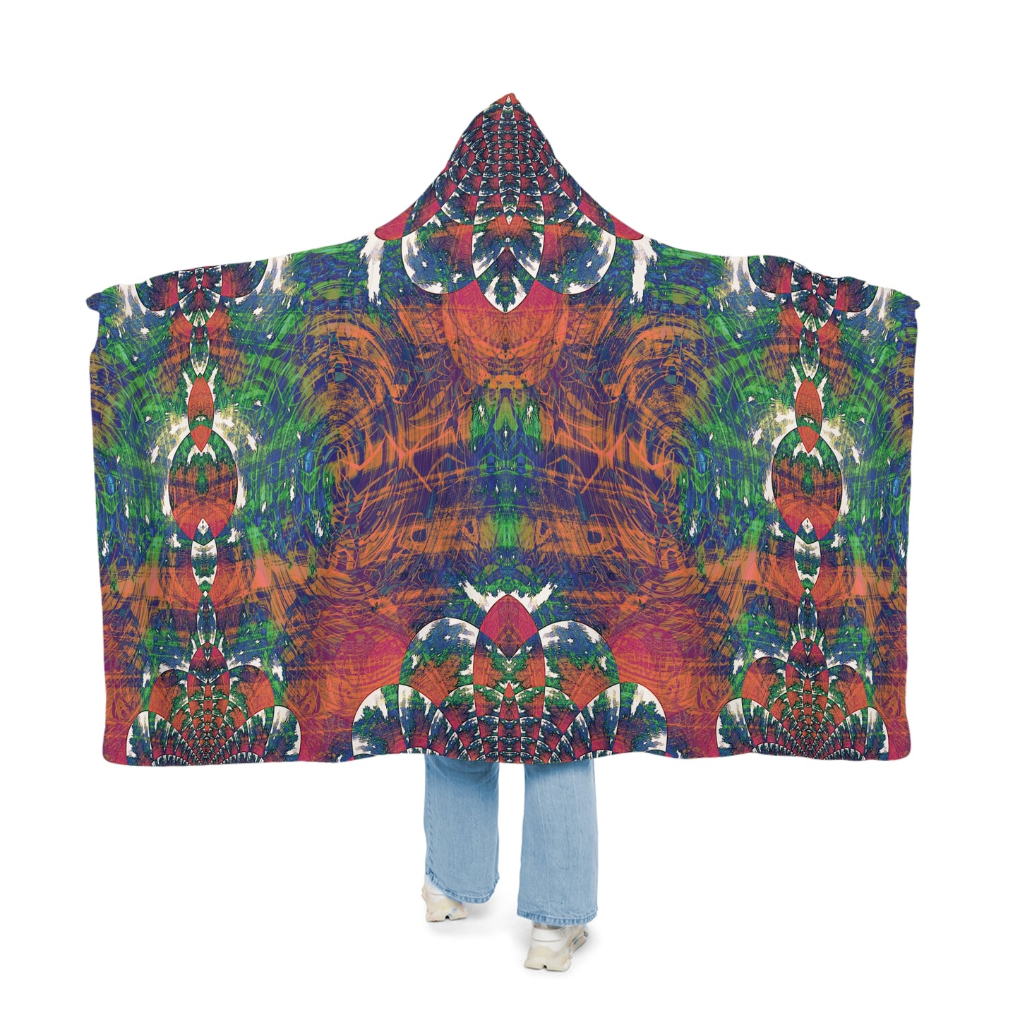Snuggle Blanket - Love Light Fractals No.2