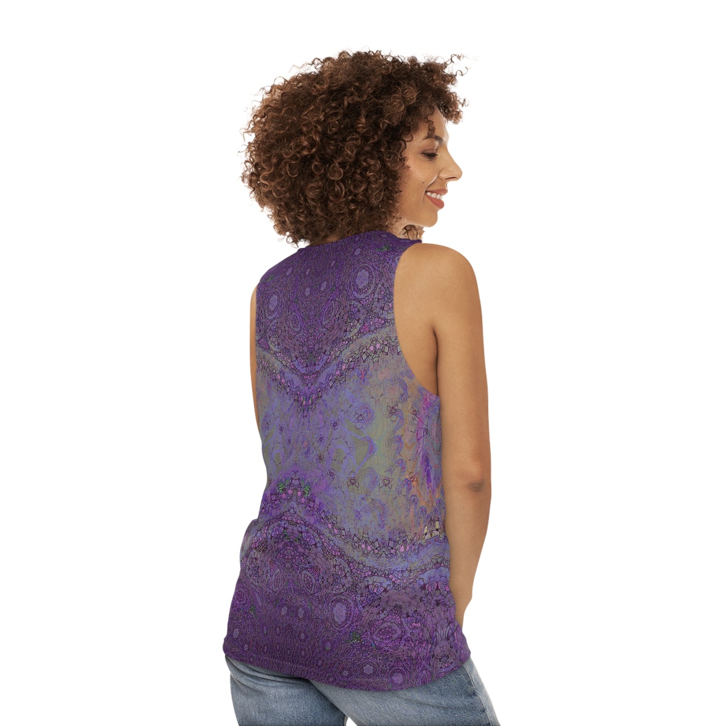 Unisex Tank Top - Love Light Fractals No.13