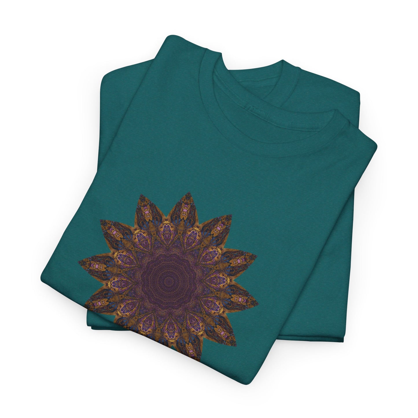 Unisex Heavy Cotton Tee - Love Light Mandalas No.1