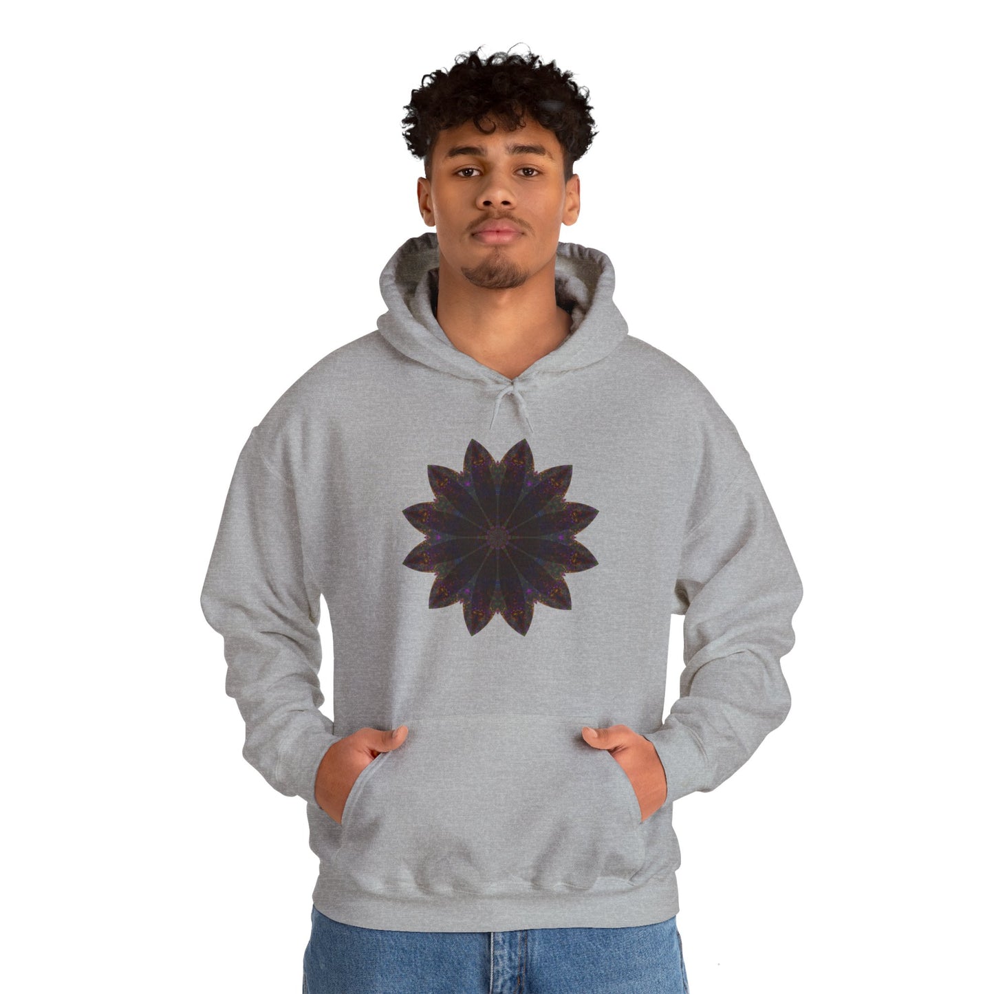 Unisex Heavy Blend™ Hooded Sweatshirt - Love Light Mandalas No.10