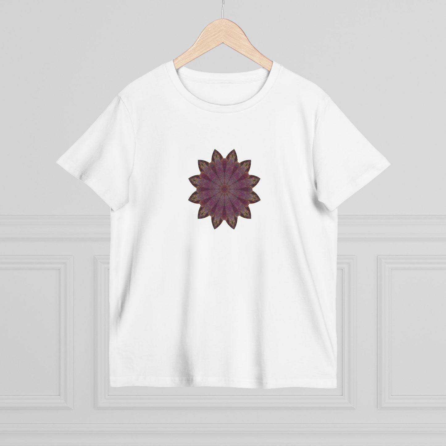 Women’s Maple Tee - Love Light Mandalas No.6