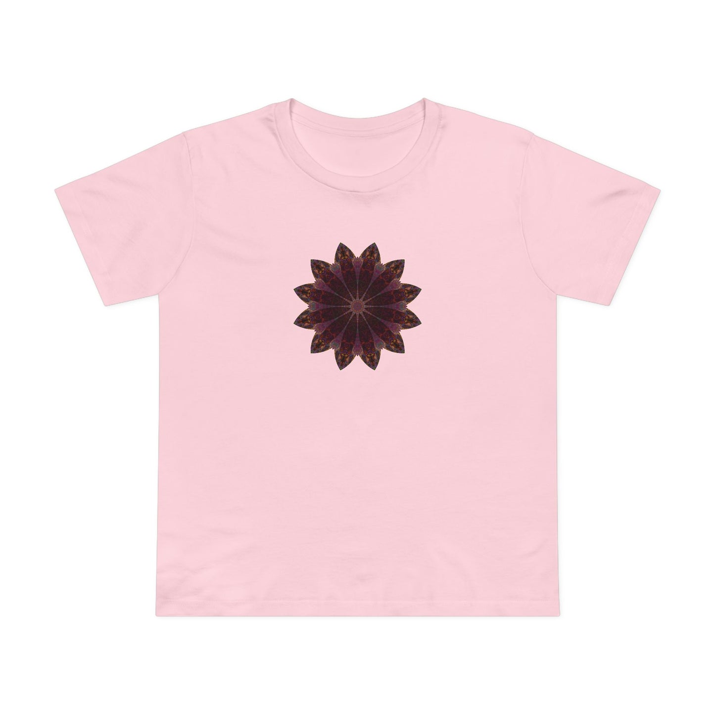 Women’s Maple Tee - Love Light Mandalas No.5