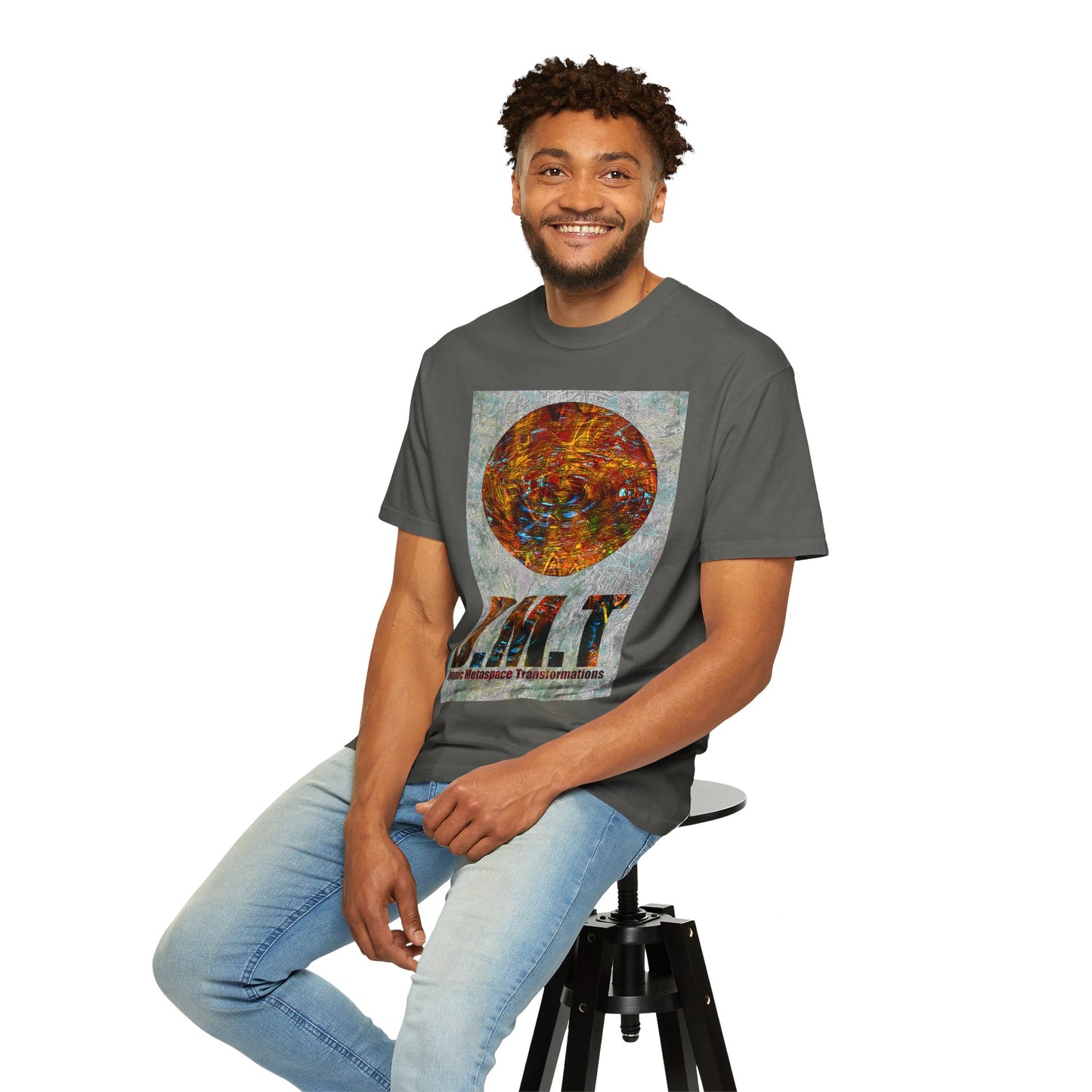Unisex Garment-Dyed T-shirt - DMT Spheres No.1