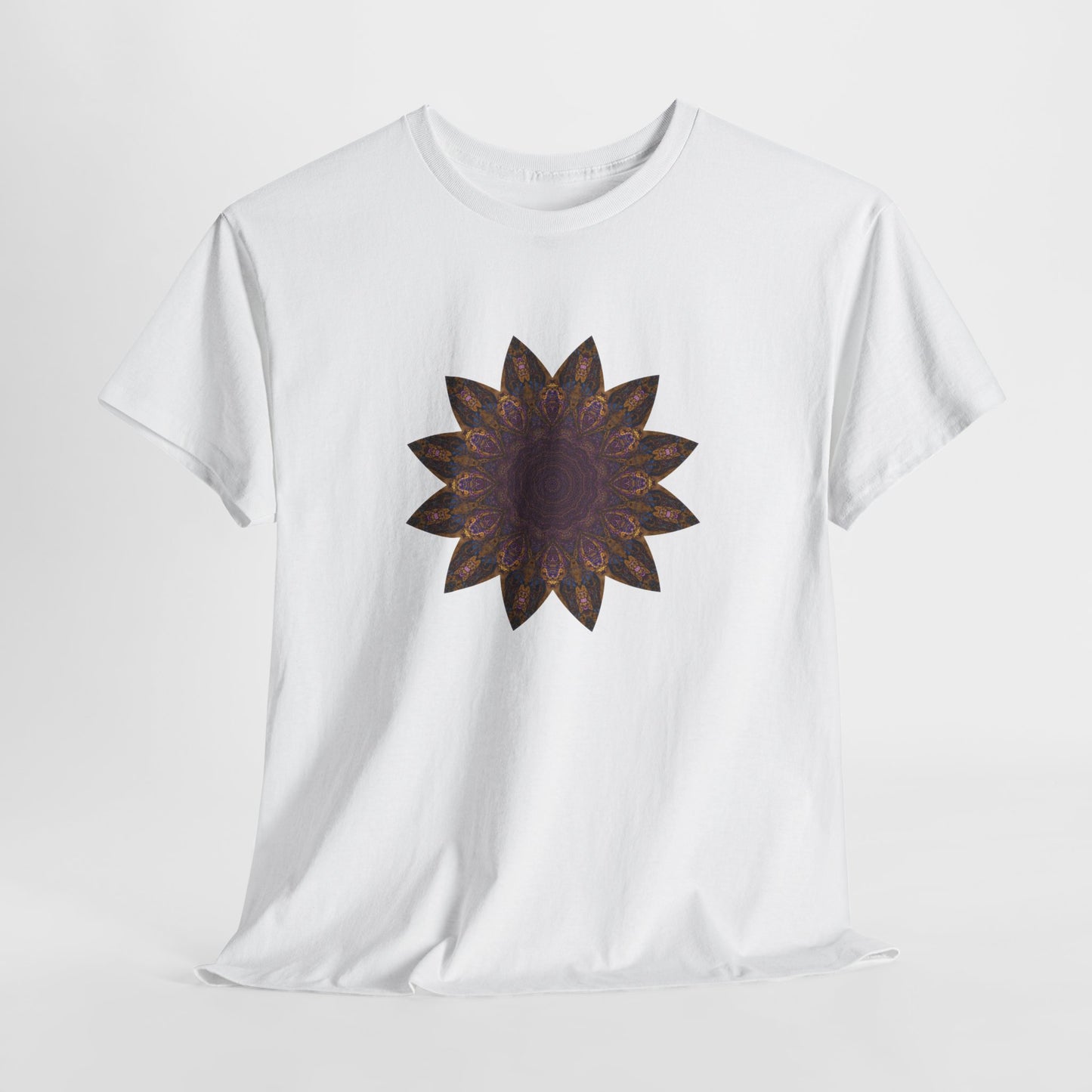 Unisex Heavy Cotton Tee - Love Light Mandalas No.1