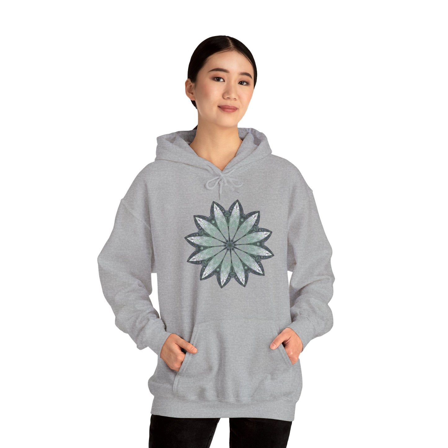 Unisex Heavy Blend™ Hooded Sweatshirt - Love Light Mandalas No.22