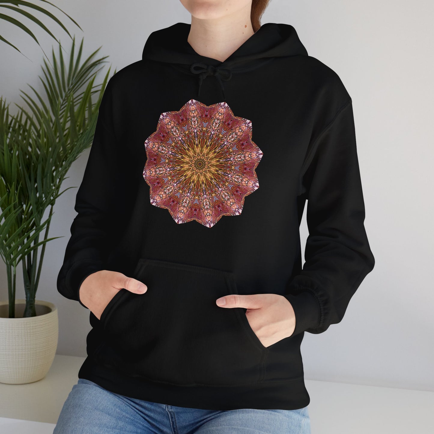 Unisex Heavy Blend™ Hooded Sweatshirt - Starflower Mandalas No.2