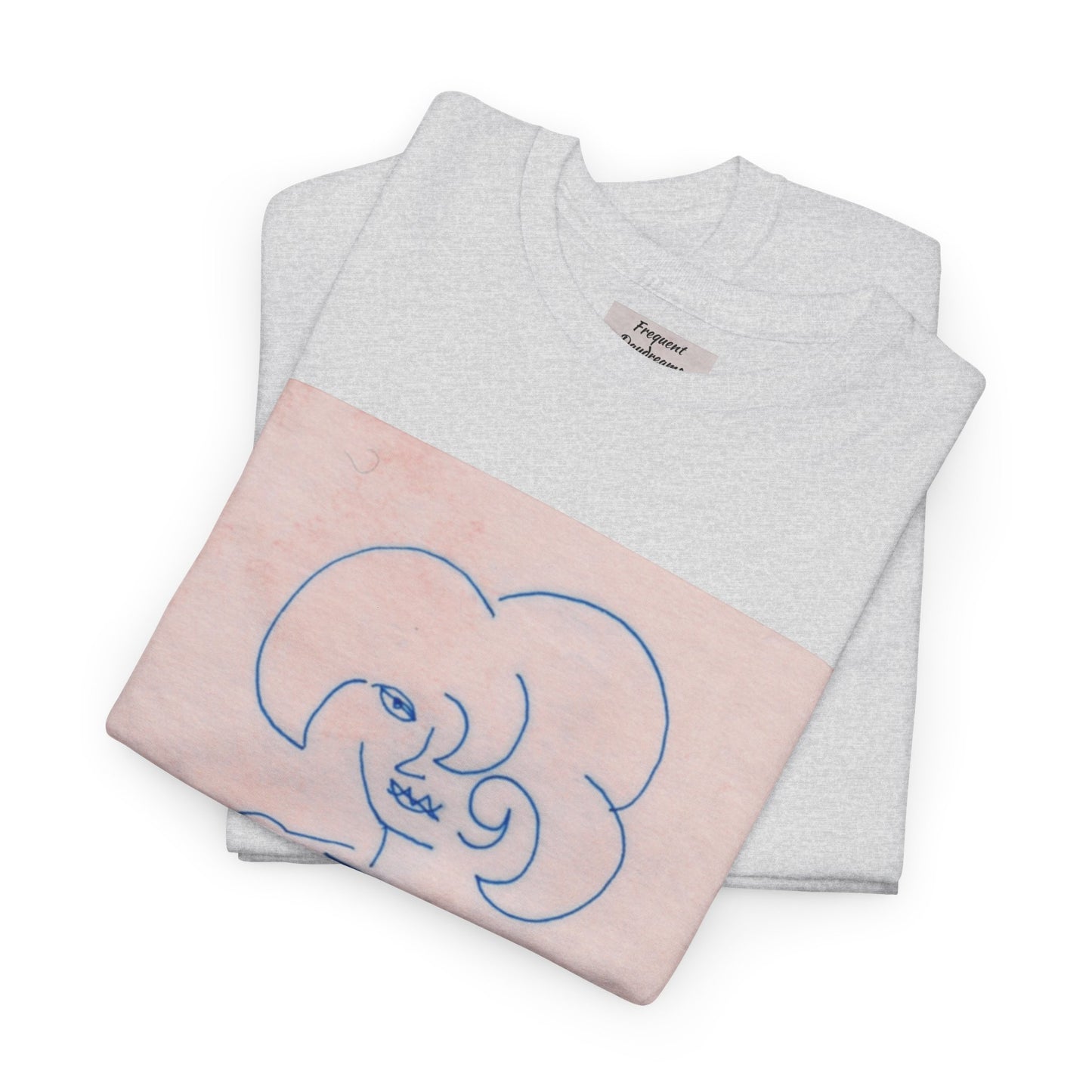 Unisex Heavy Cotton Tee - Frequent Daydreams Sketch No.45
