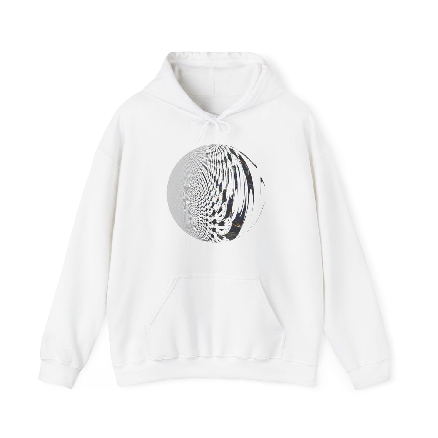 Unisex Heavy Blend™ Hooded Sweatshirt - Fractal Moon No.2