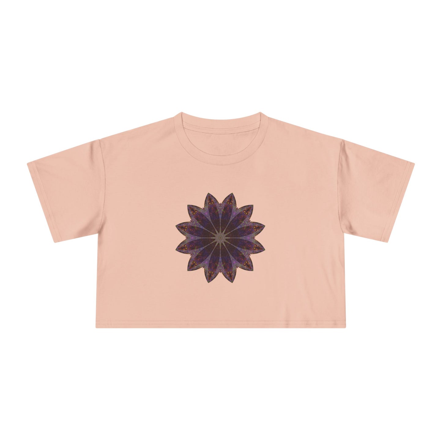 Women's Cropped Tee - Love Light Mandalas No.11