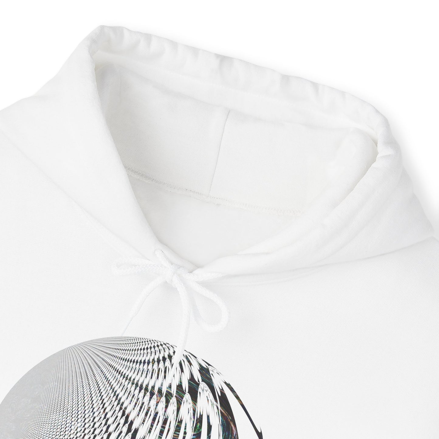 Unisex Heavy Blend™ Hooded Sweatshirt - Fractal Moon No.2