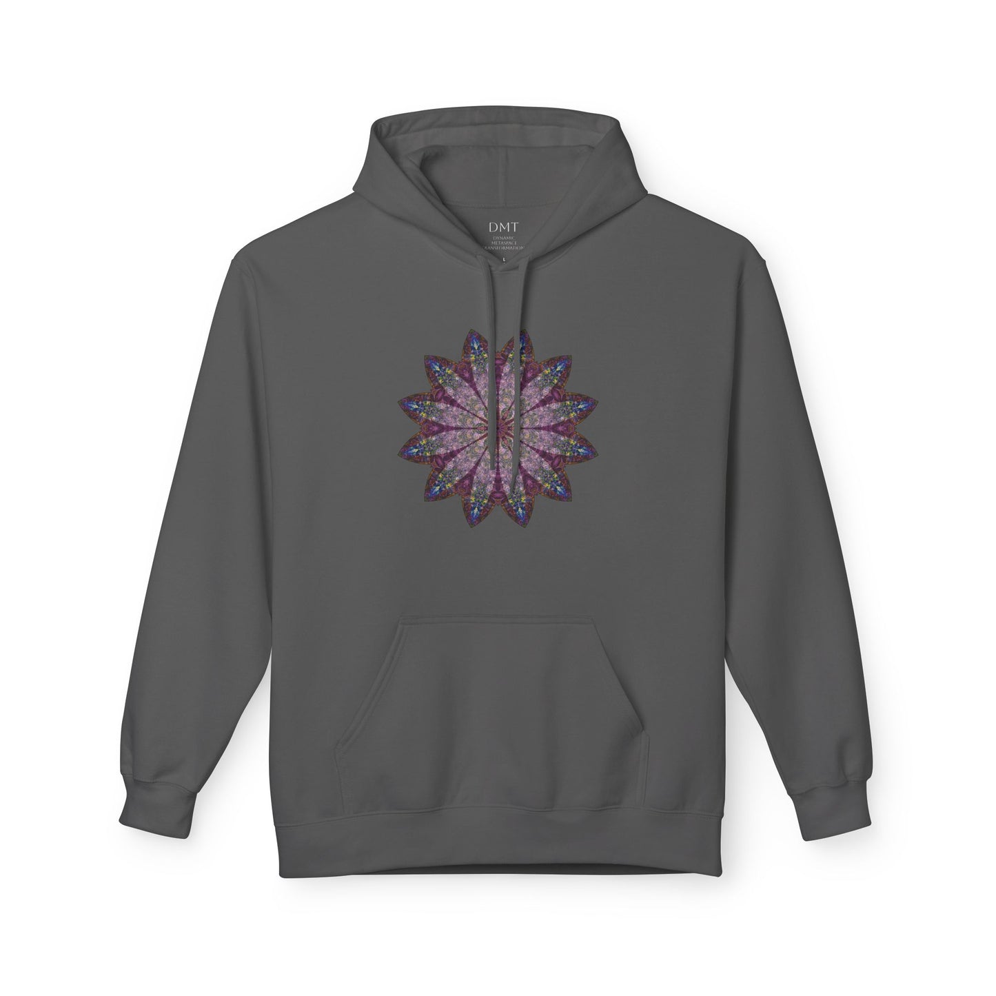 Unisex Midweight Softstyle Fleece Hoodie - Love Light Mandalas No.17
