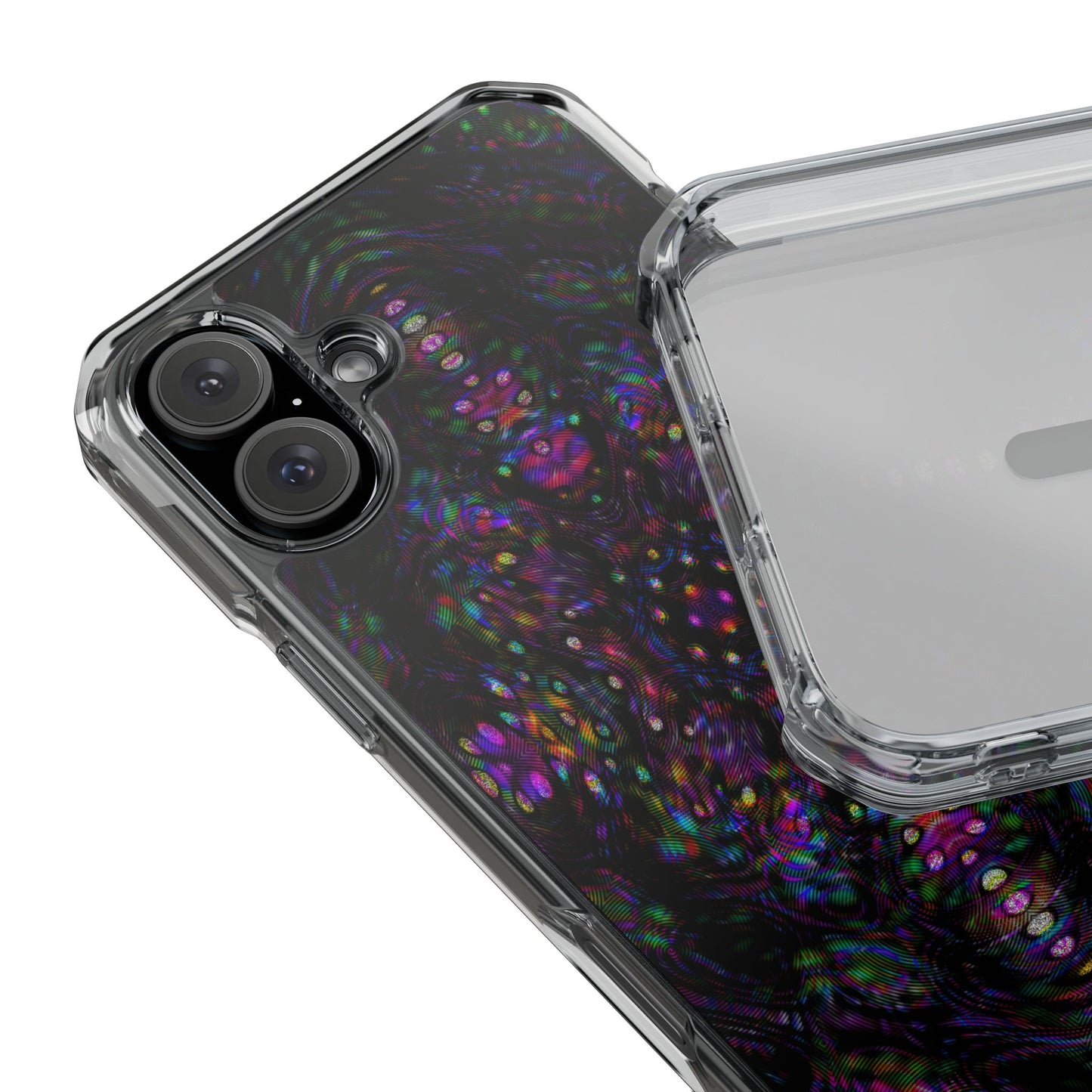 iPhone 16 Magnetic Clear Impact Case - DMT Scribe Tiles No.3
