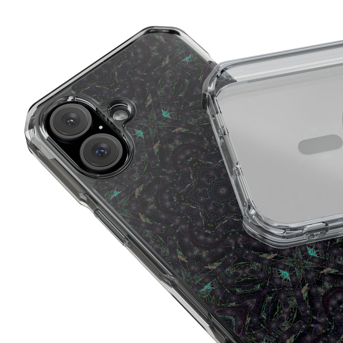 iPhone 16 Magnetic Clear Impact Case - P5 Kaleidoscopic No.31