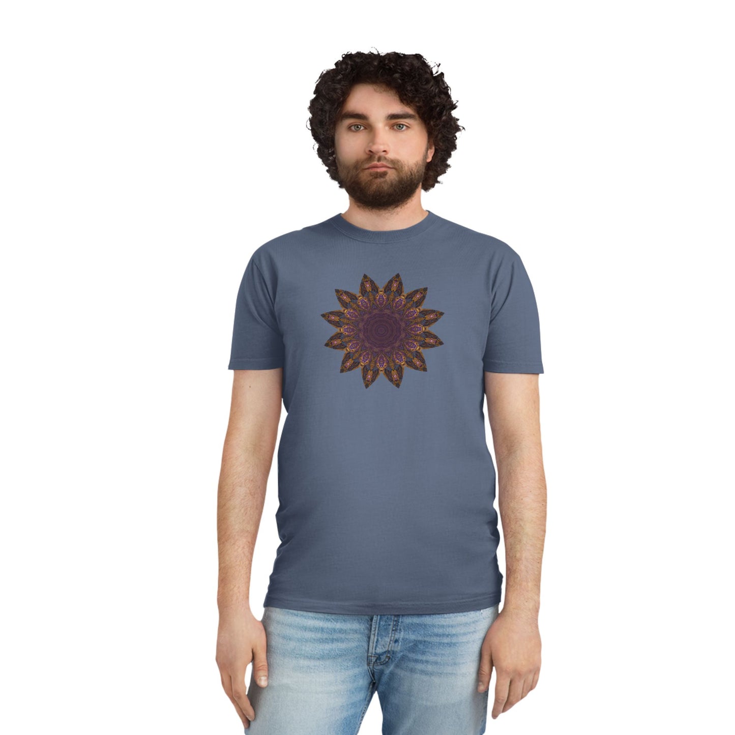 Unisex Faded Shirt - Love Light Mandalas No.1