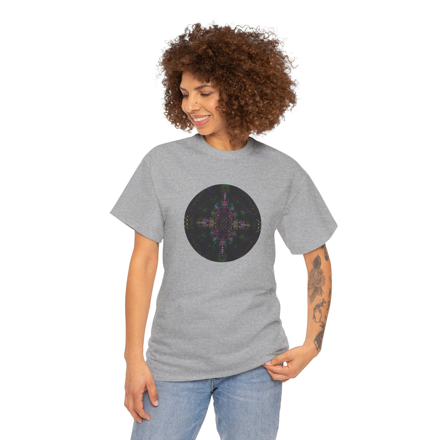 Unisex Heavy Cotton Tee - DMT Scribe Spheres No.2