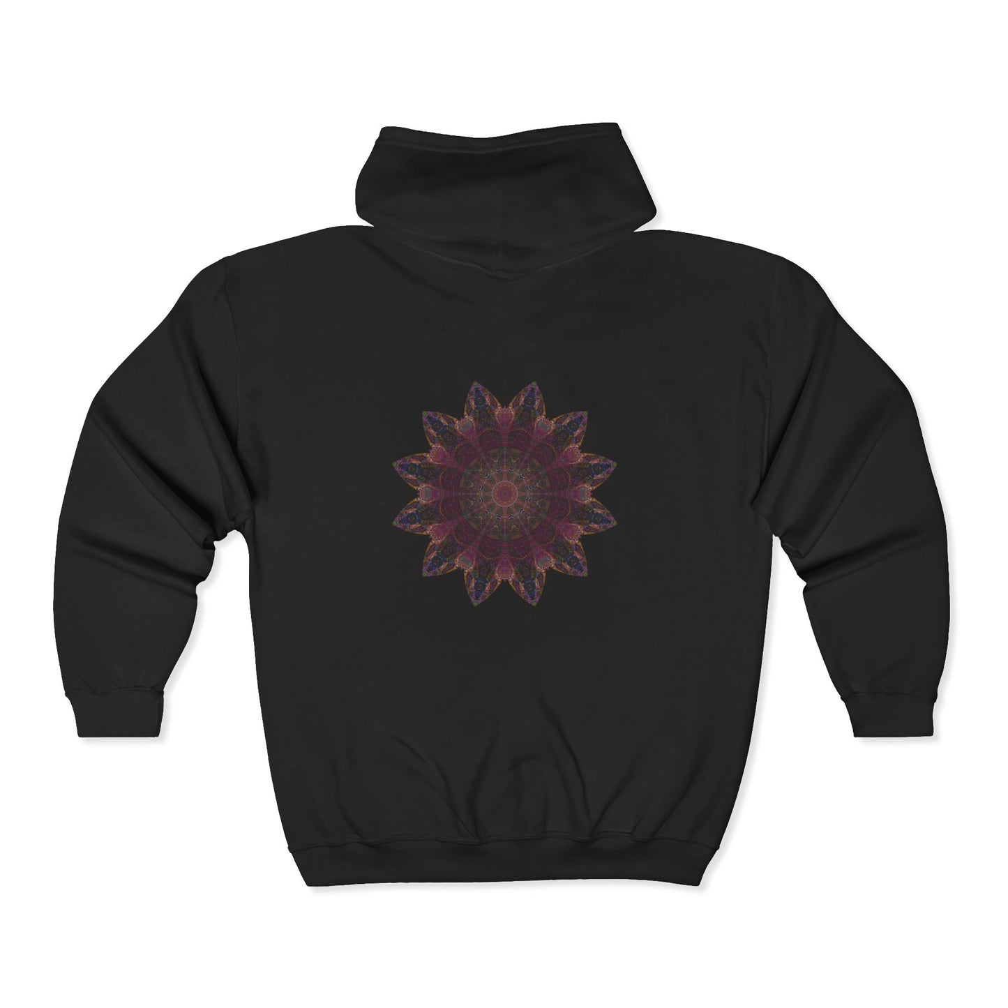 Unisex Heavy Blend™ Full Zip Hooded Sweatshirt - Love Light Mandalas No.8