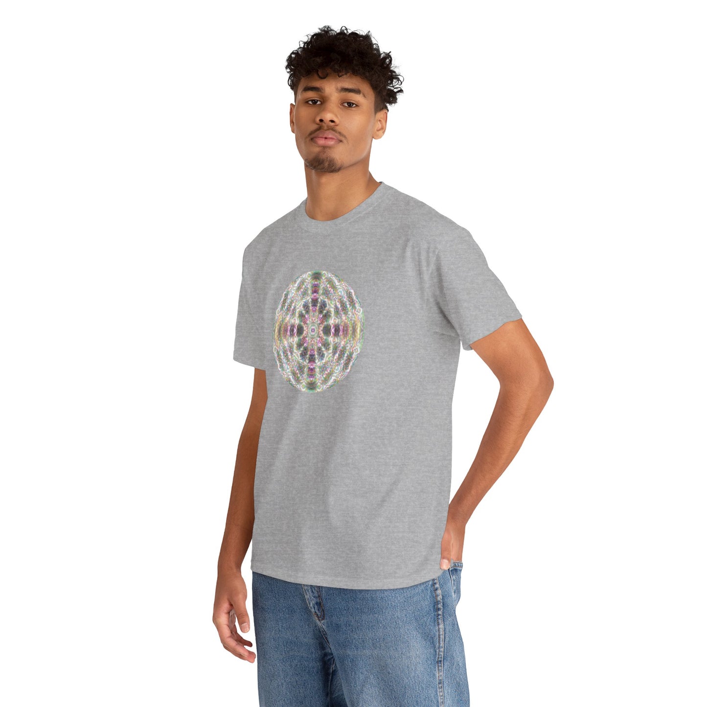 Unisex Heavy Cotton Tee - DMT Scribe Spheres No.7