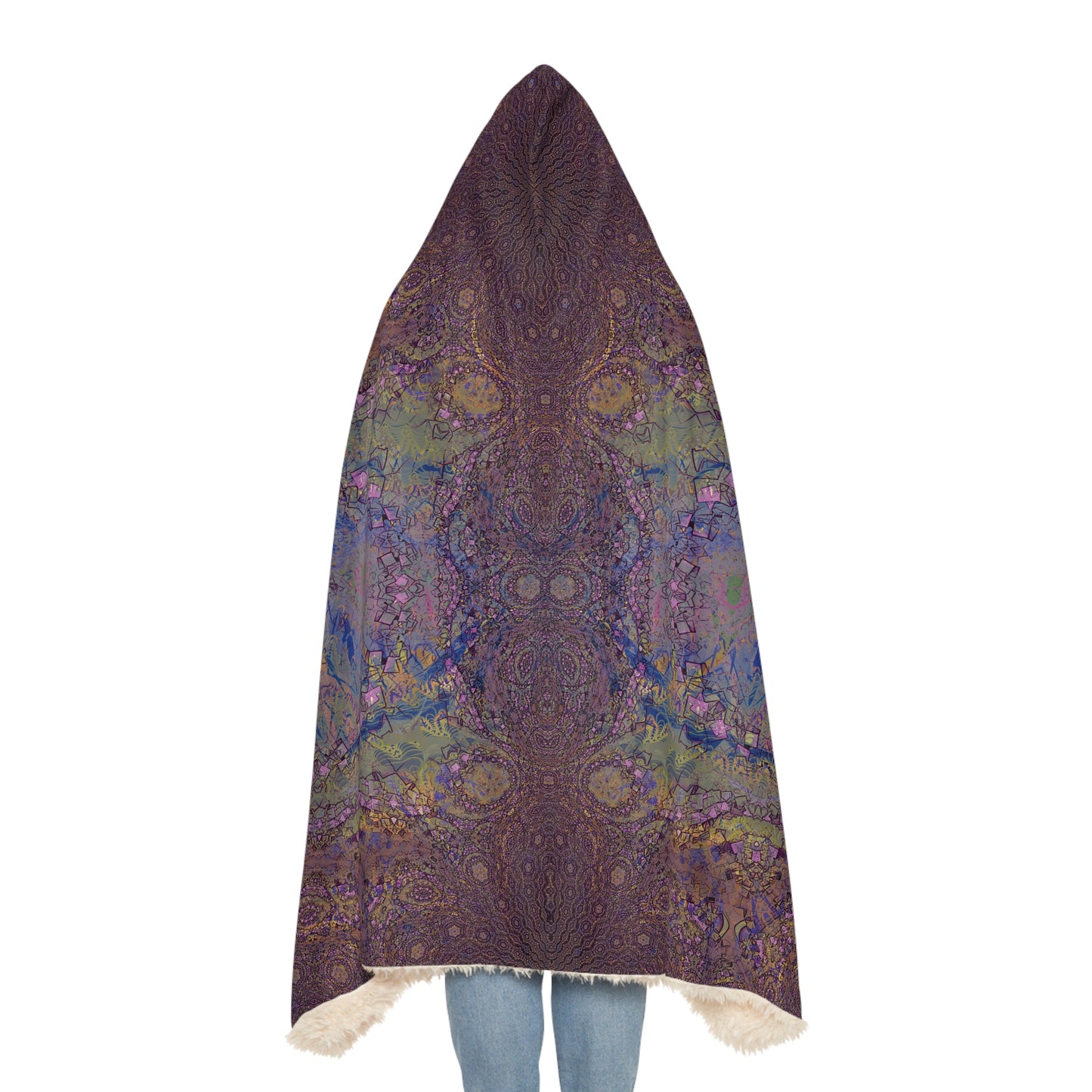 Snuggle Blanket - Love Light Fractals No.12