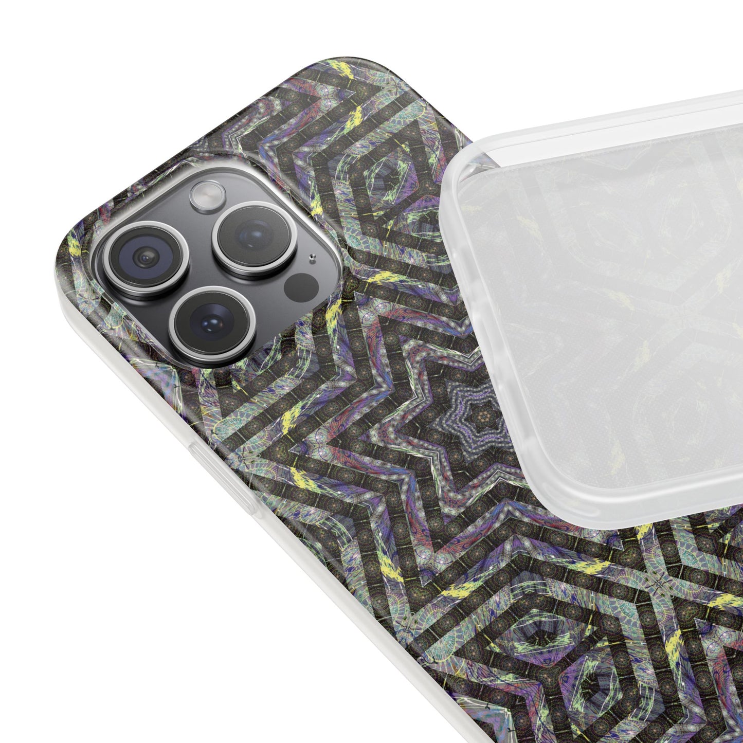 iPhone 15 Flexi Case - P5 Kaleidoscopic No.1