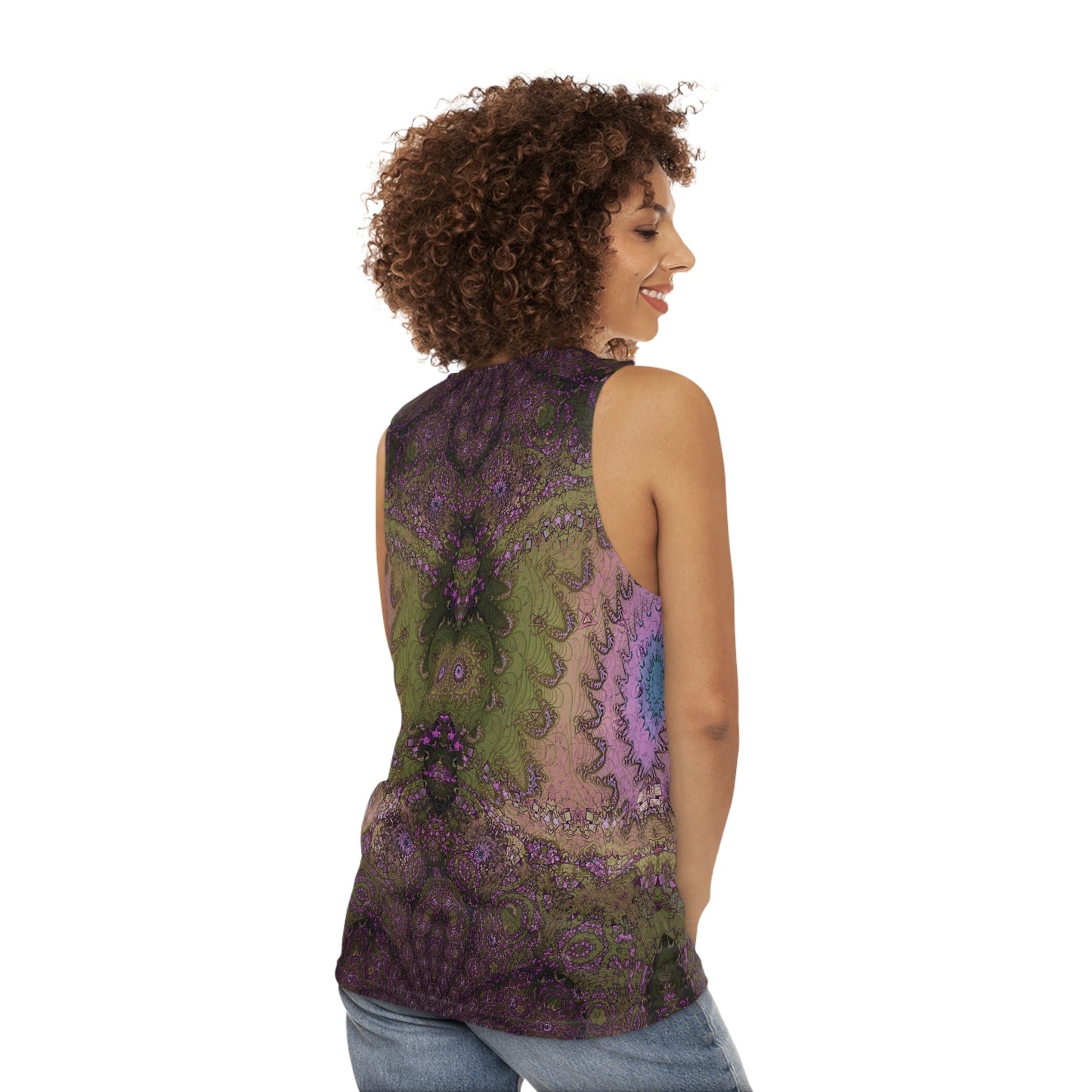 Unisex Tank Top - Love Light Fractals No.8