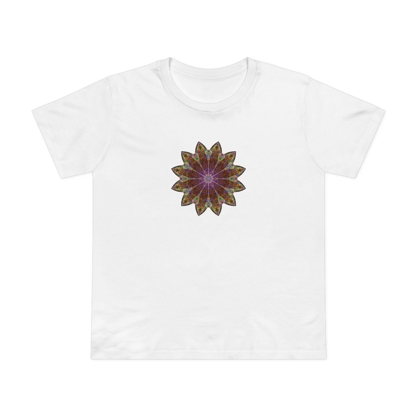 Women’s Maple Tee - Love Light Mandalas No.13