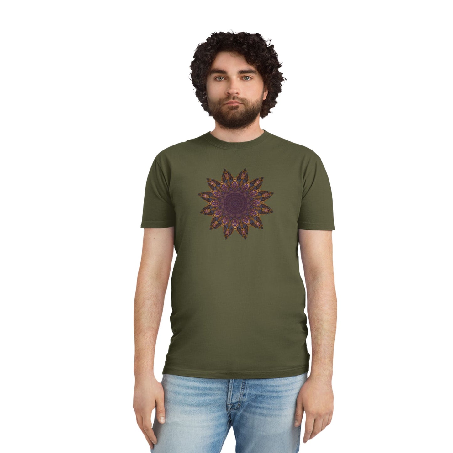 Unisex Faded Shirt - Love Light Mandalas No.1