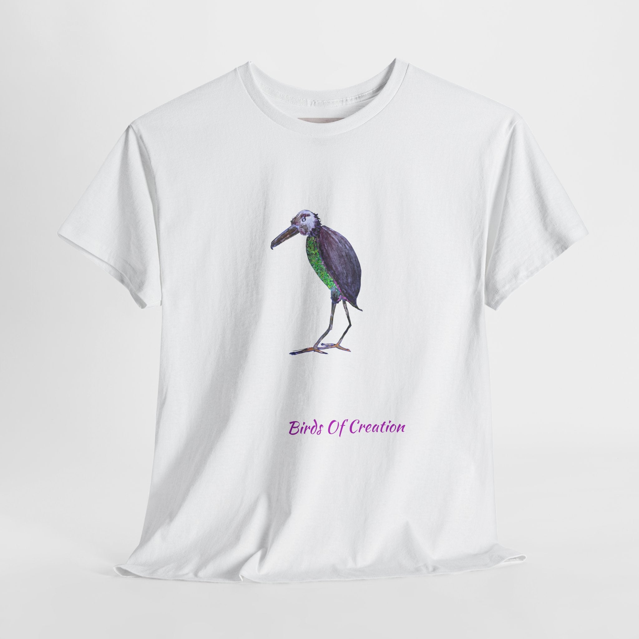 Unisex Heavy Cotton Tee - Birds Of Creation No.2