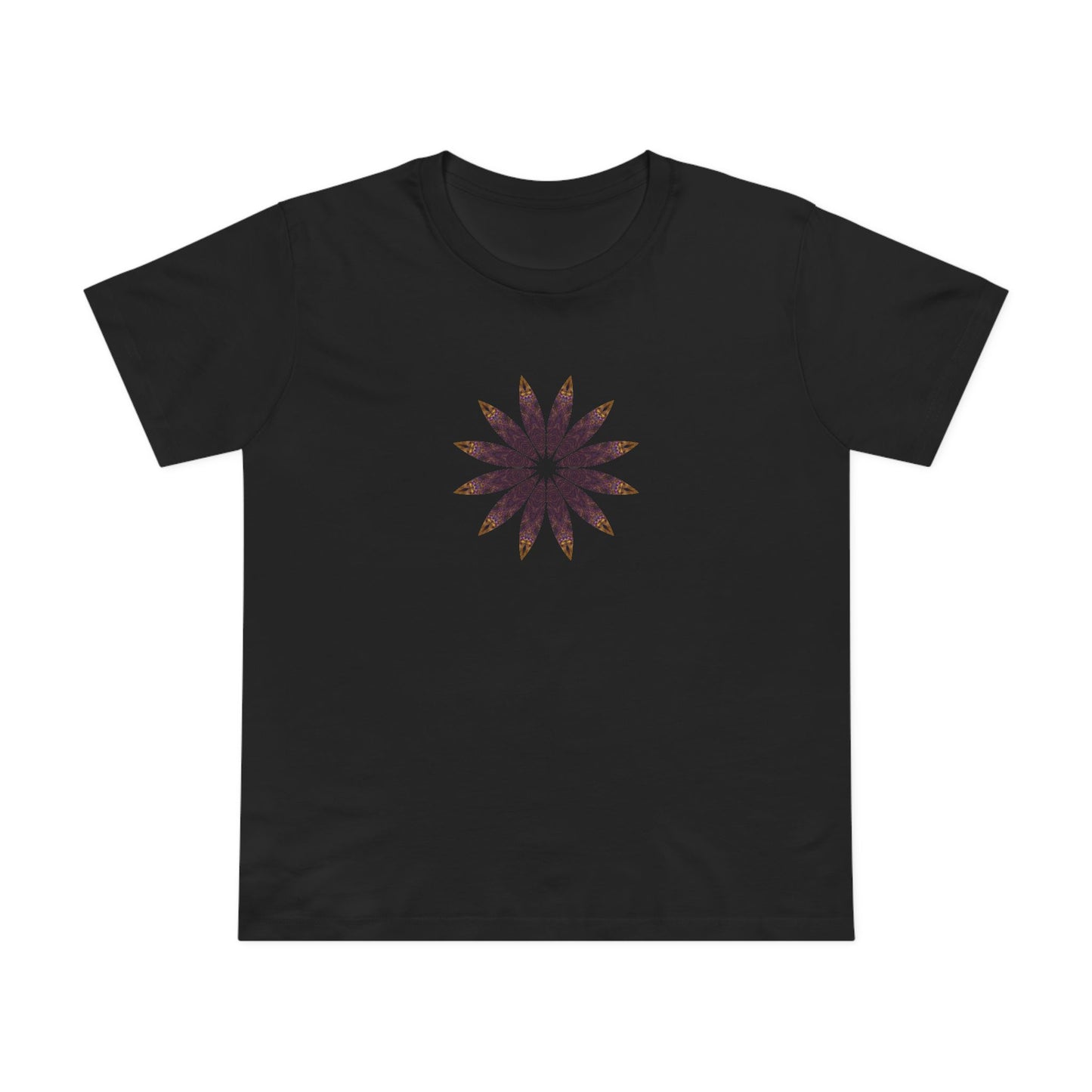 Women’s Maple Tee - Love Light Mandalas No.2