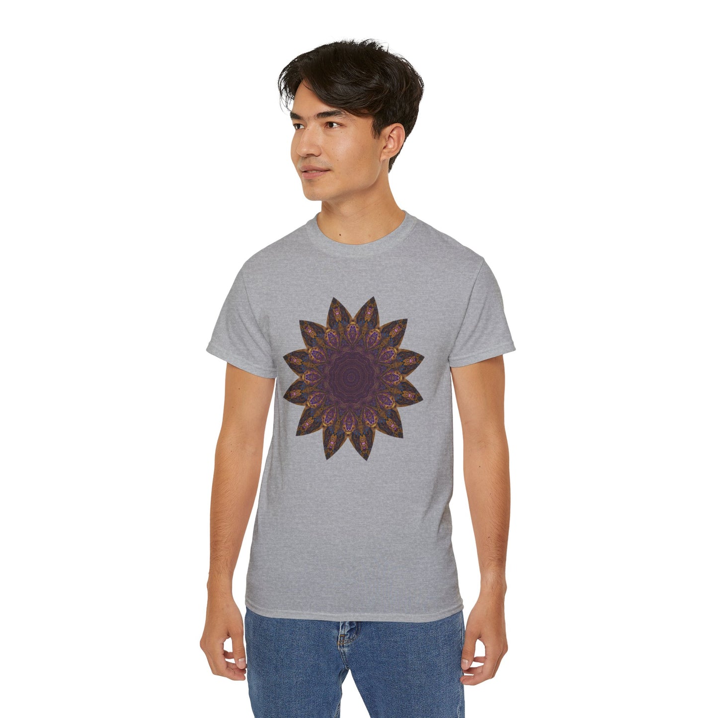 Unisex Ultra Cotton Tee - Love Light Mandalas No.1
