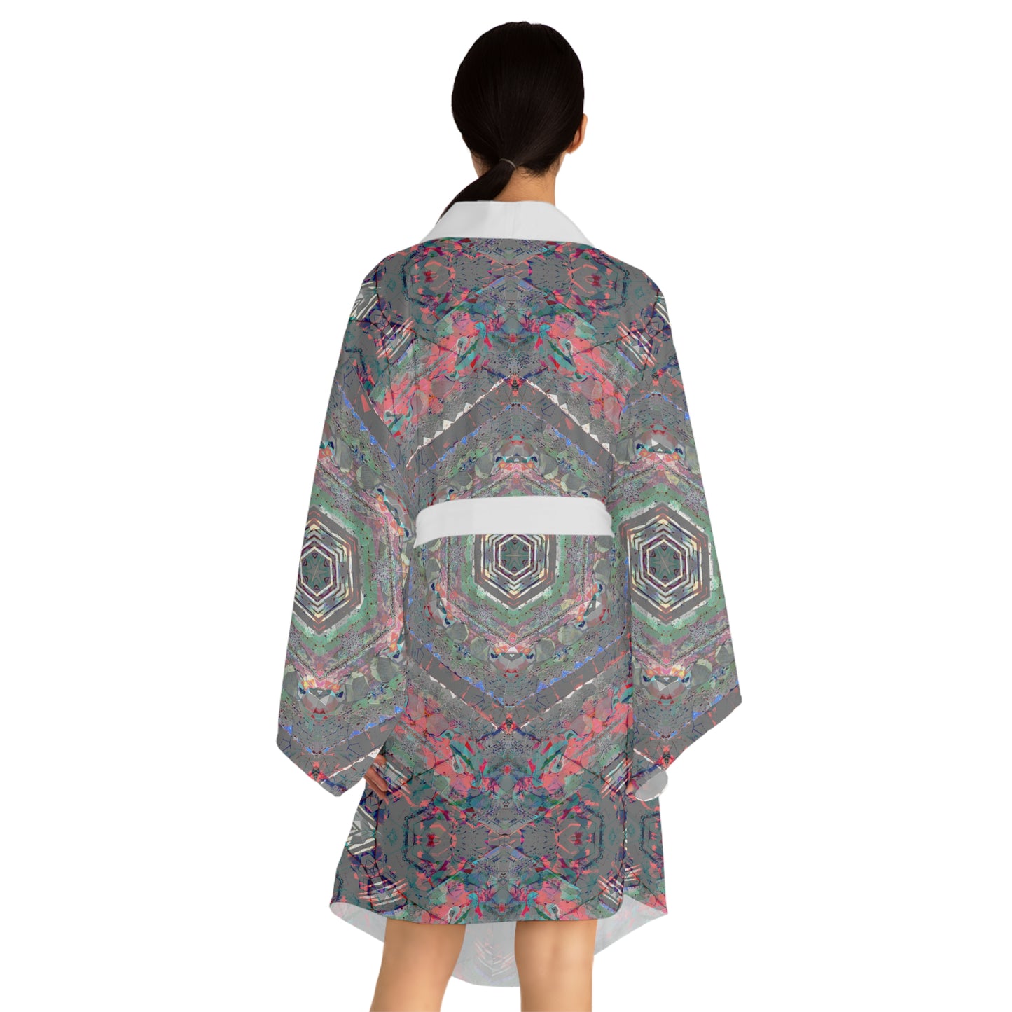 Long Sleeve Kimono Robe - DK Series No.9