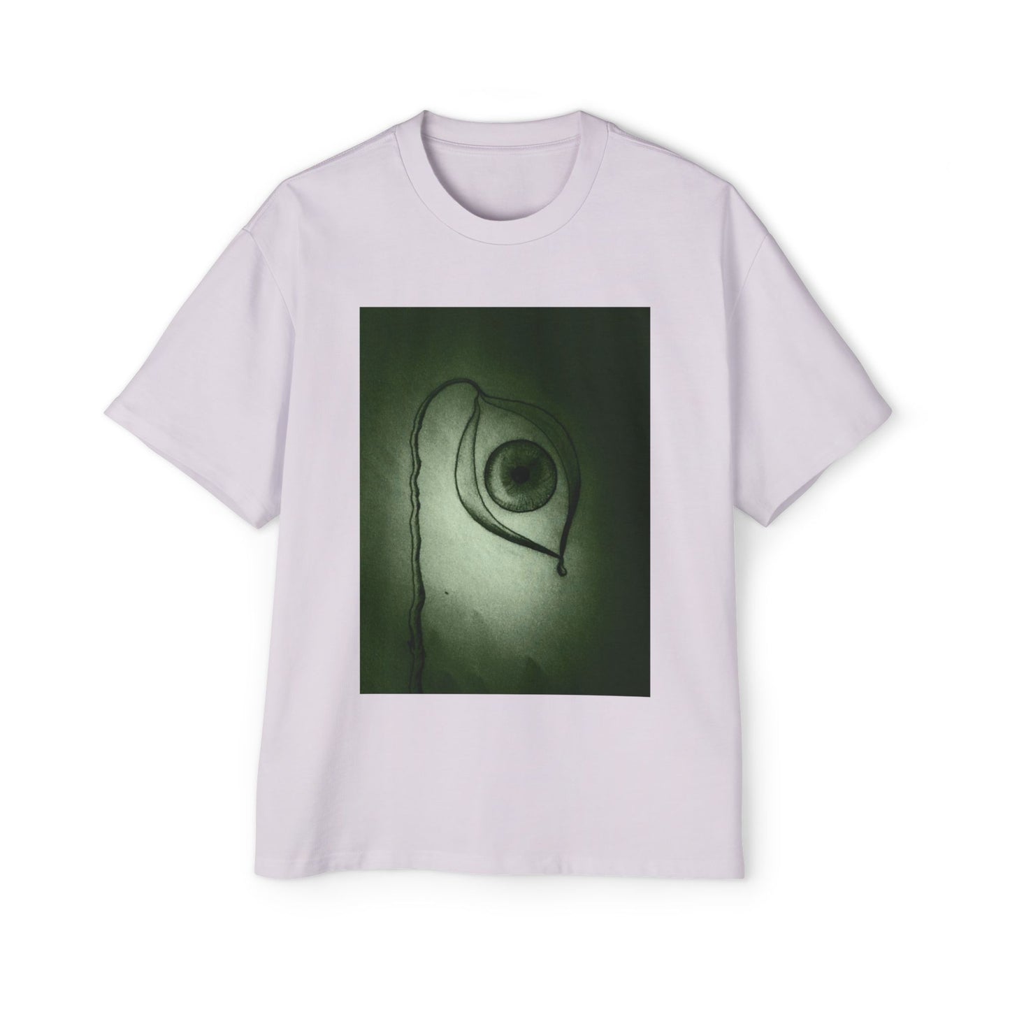 Men's Heavy Oversized Tee - Eye Plants No.2