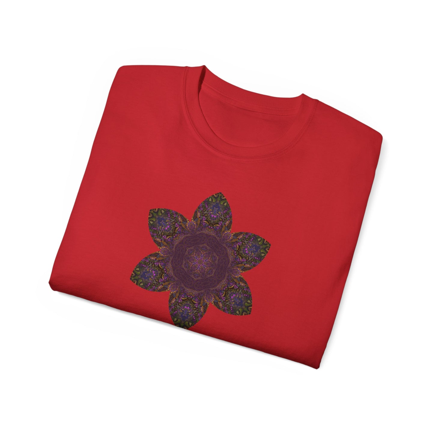 Unisex Ultra Cotton Tee - Love Light Mandalas No.3