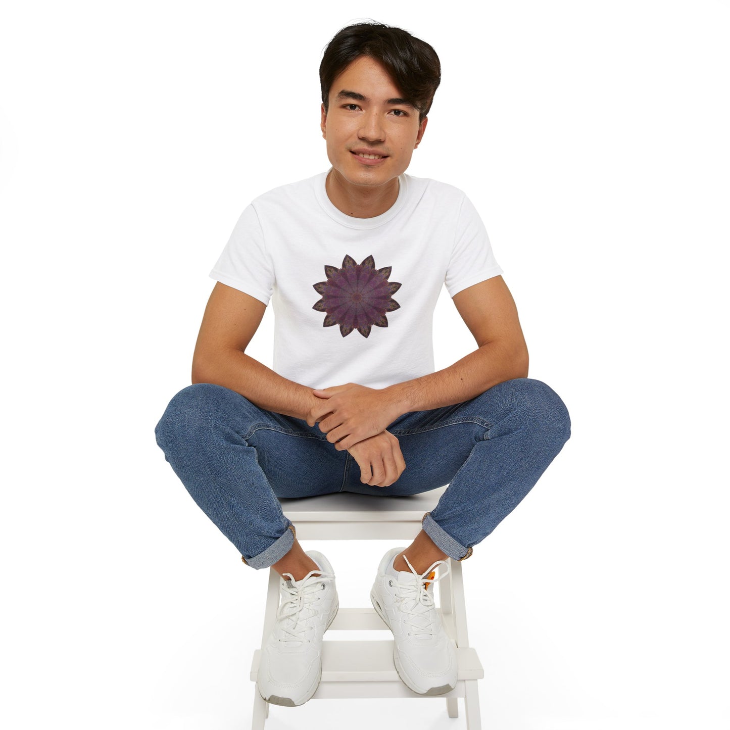 Unisex Ultra Cotton Tee - Love Light Mandalas No.6