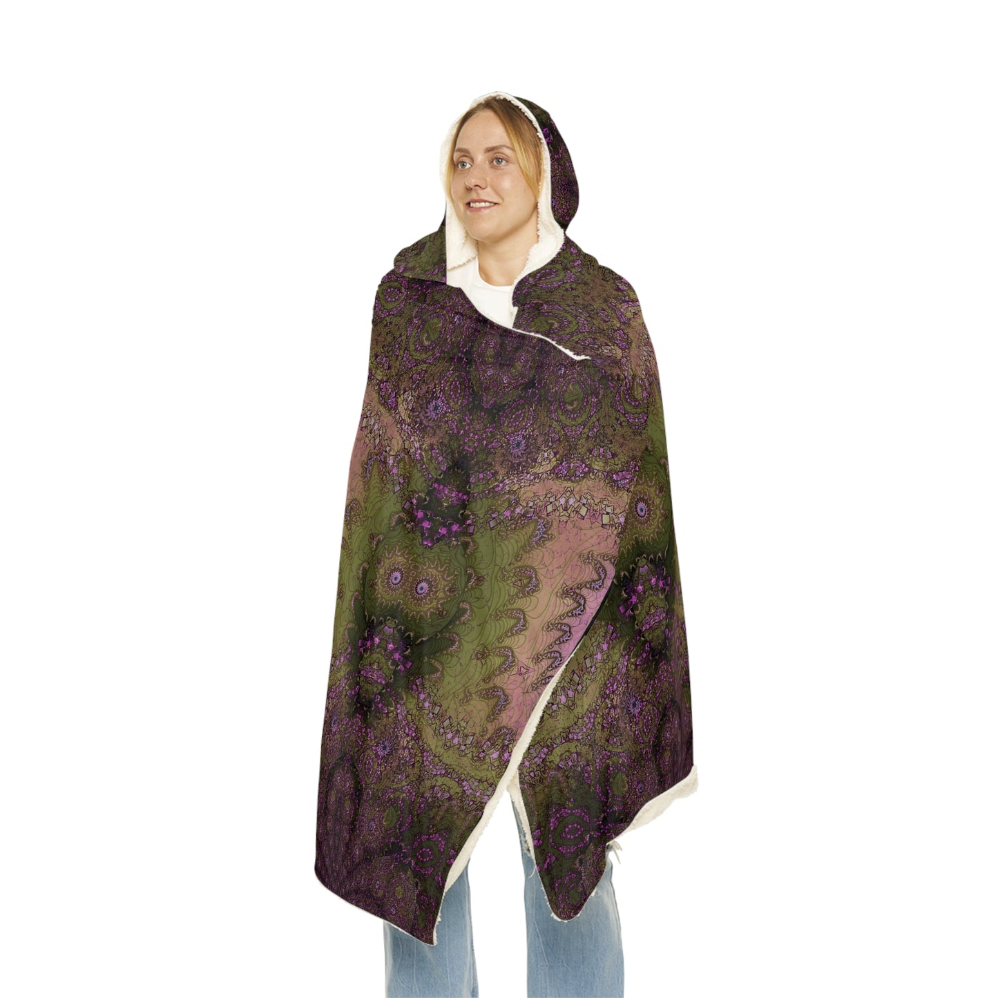 Snuggle Blanket - Love Light Fractals No.8