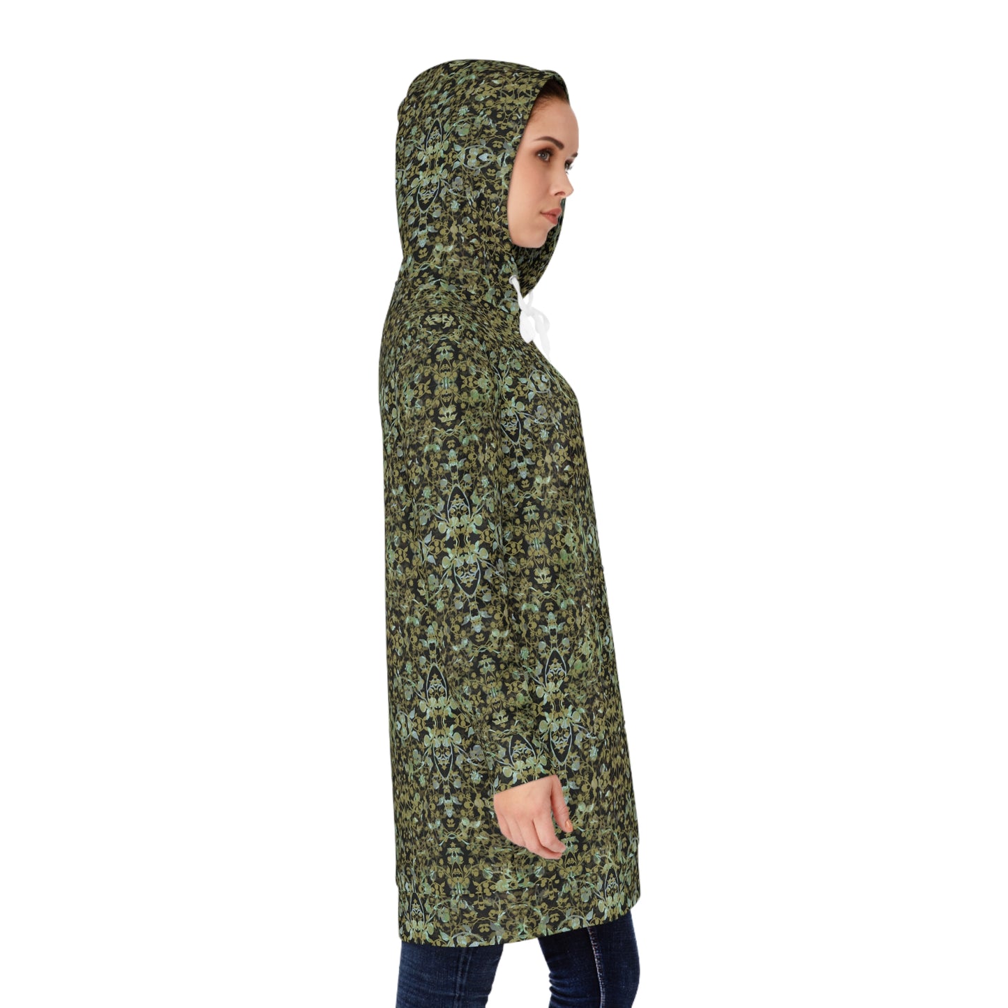 Women's Hoodie Dress - Hidden Weave No.4
