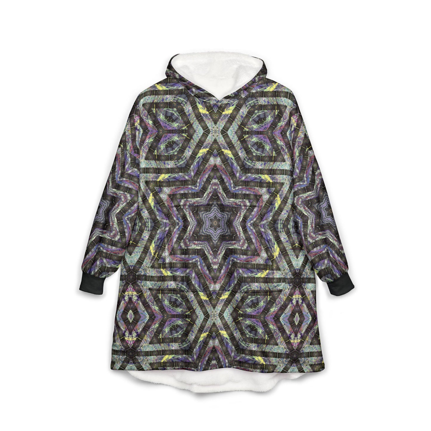 Unisex Hooded Blanket - Kaleidoscope P5 No.1