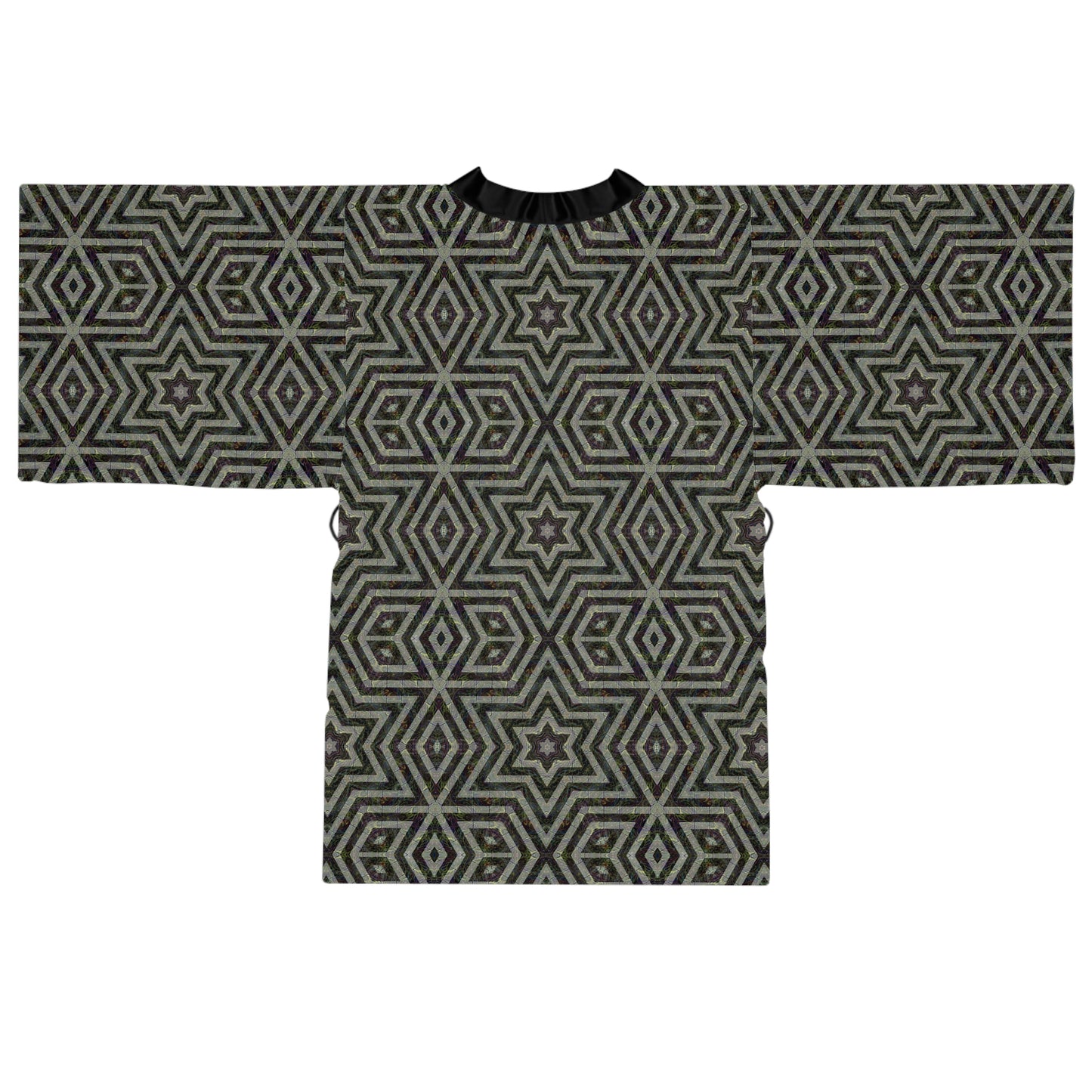 Long Sleeve Kimono Robe - P5 Kaleidoscopic No.11