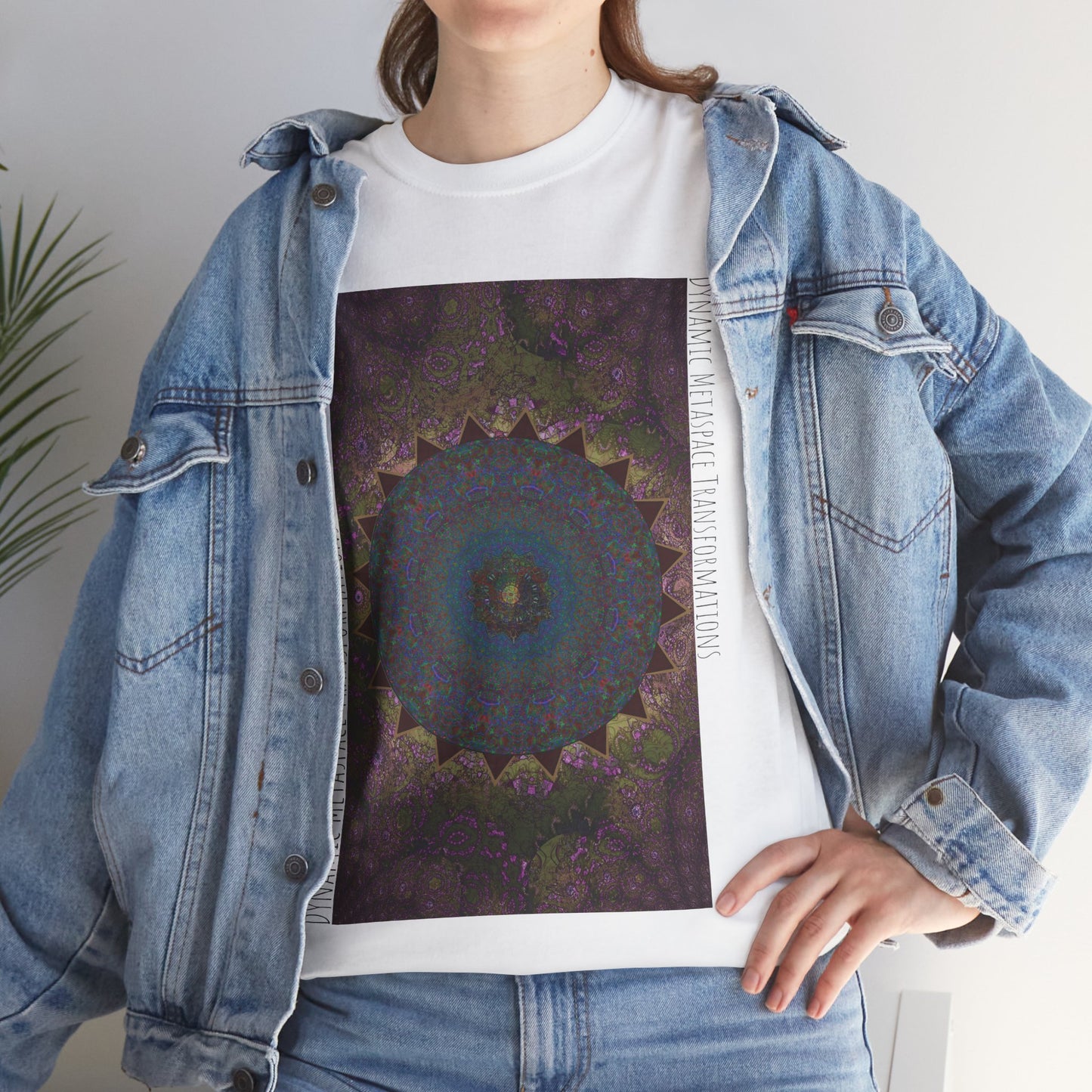 Unisex Heavy Cotton Tee - Love Light Spheres No. L8S1
