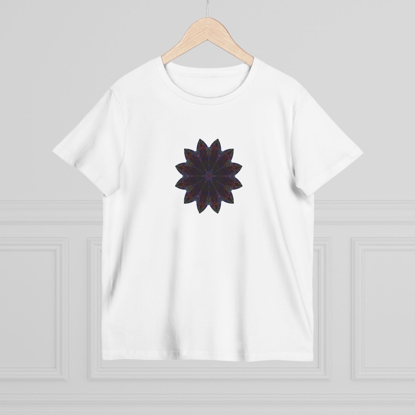 Women’s Maple Tee - Love Light Mandalas No.25