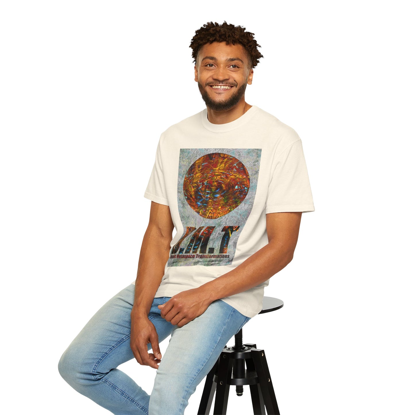 Unisex Garment-Dyed T-shirt - DMT Spheres No.1