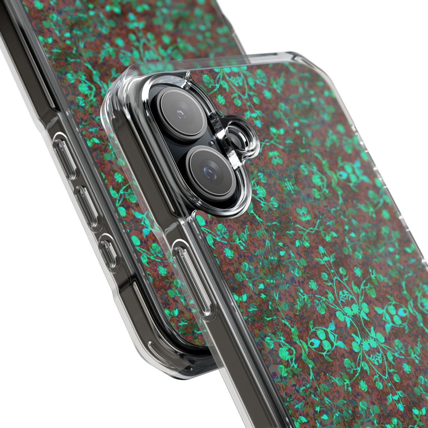 iPhone 16 Magnetic Clear Impact Case - Hidden Weave Series No.29