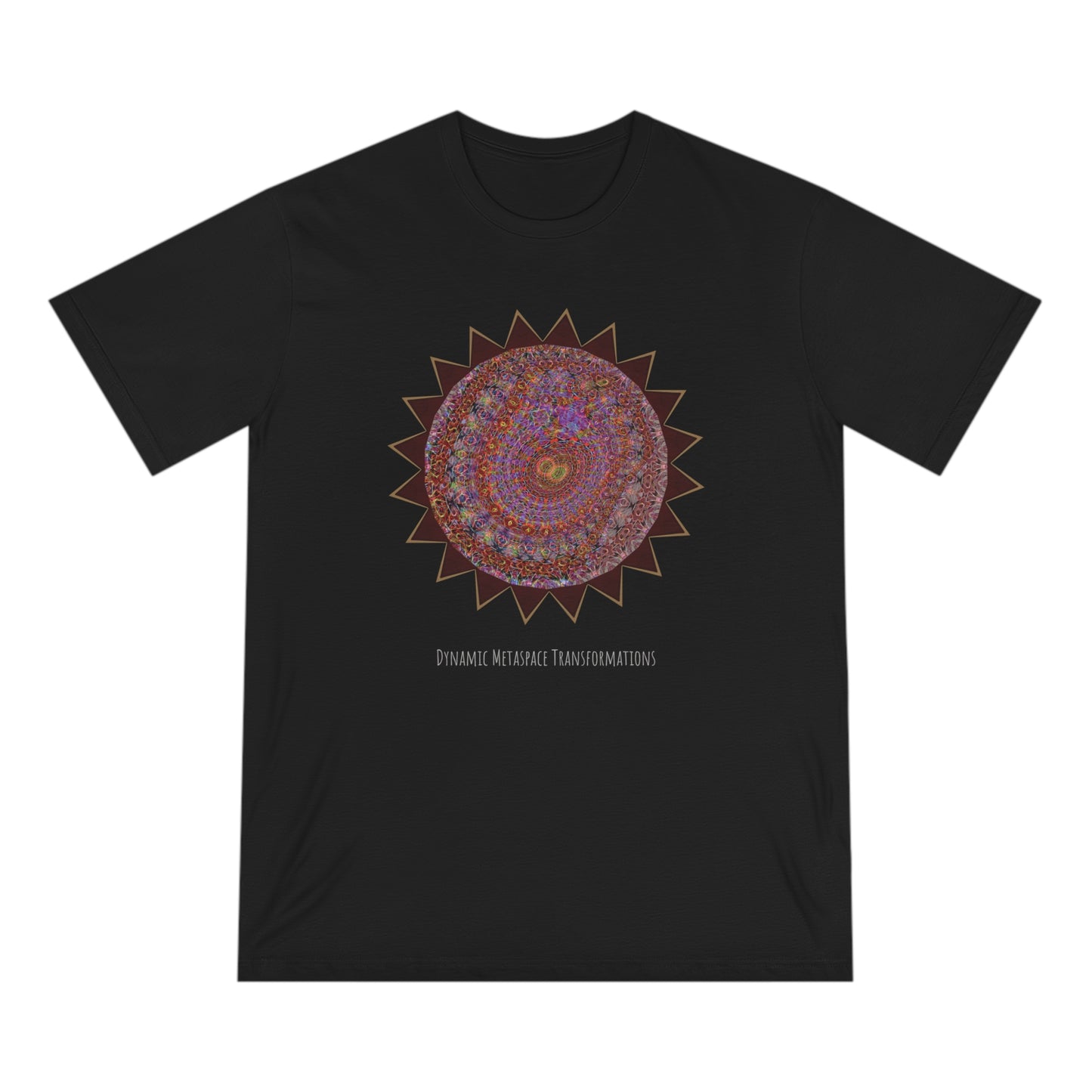 Organic Staple T-shirt - Mycelium Mandalas No.M18K4