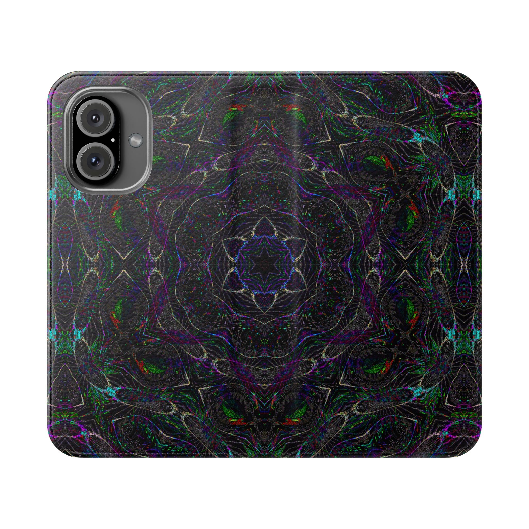 iPhone 16 Flip Case - P5 Kaleidoscopic No.32